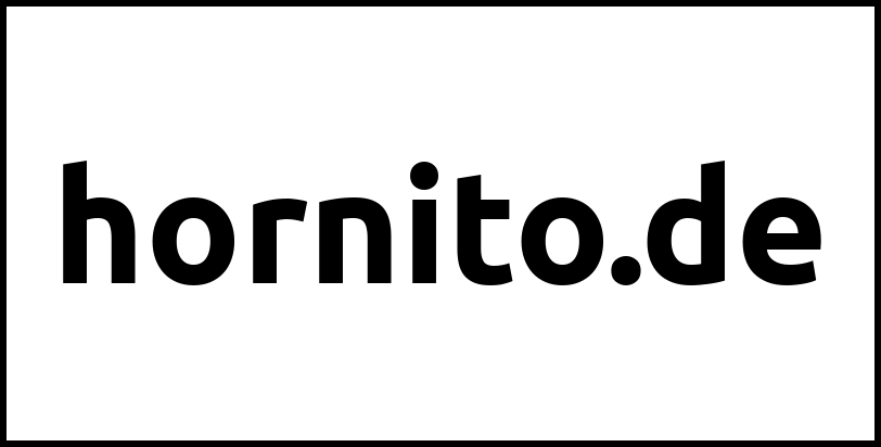 hornito.de