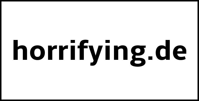 horrifying.de