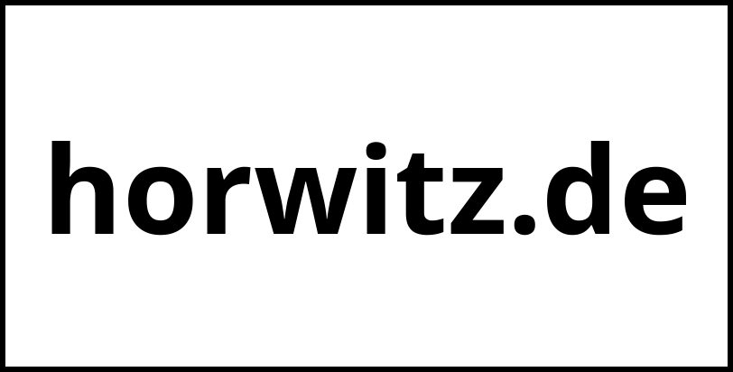 horwitz.de