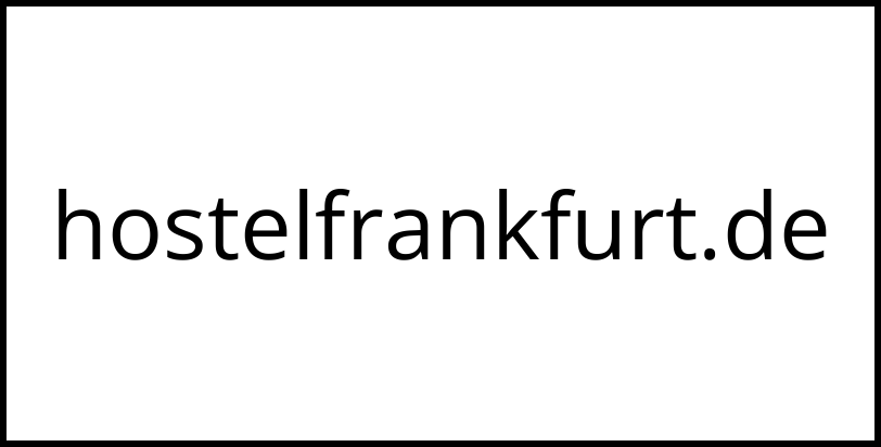 hostelfrankfurt.de