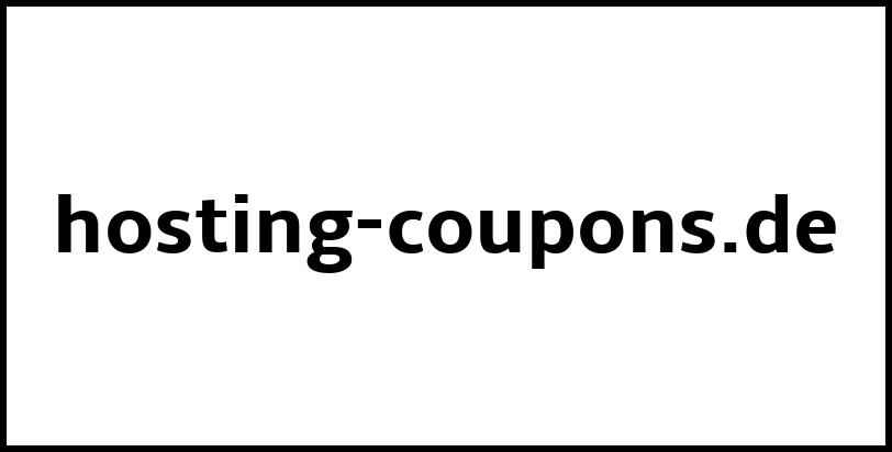 hosting-coupons.de