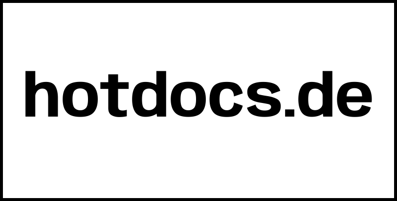 hotdocs.de