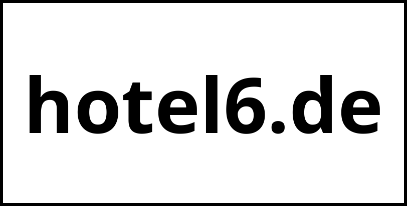 hotel6.de
