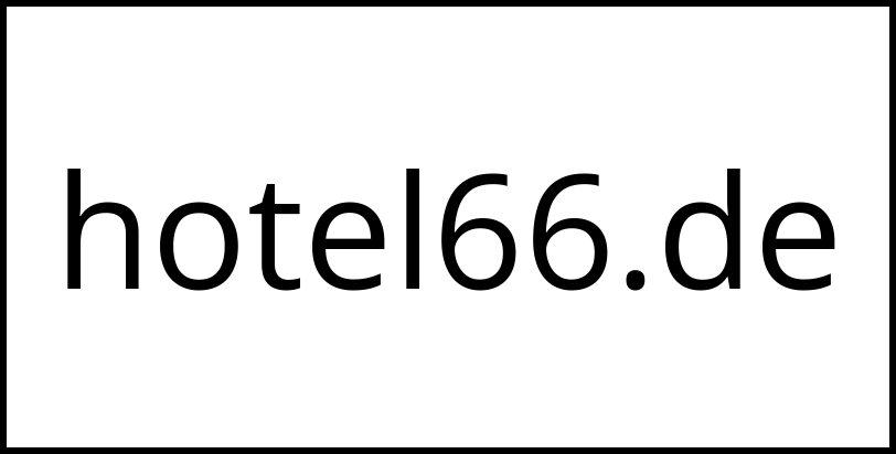 hotel66.de