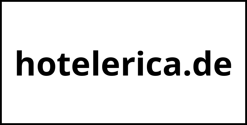 hotelerica.de