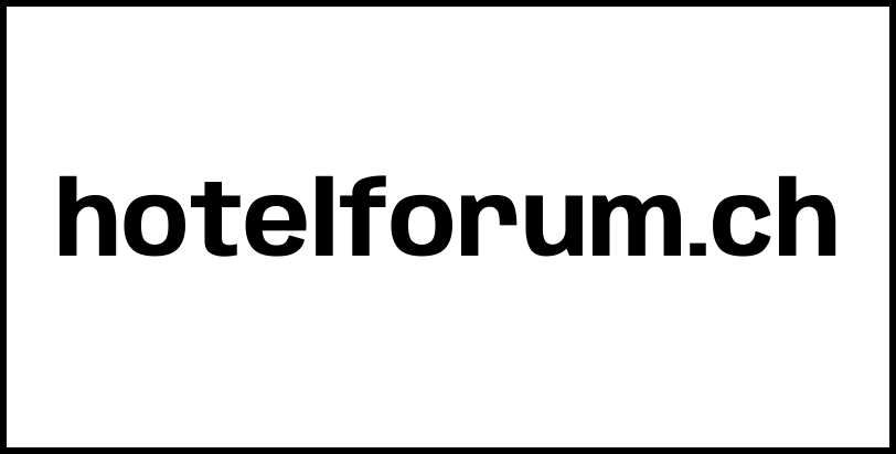 hotelforum.ch