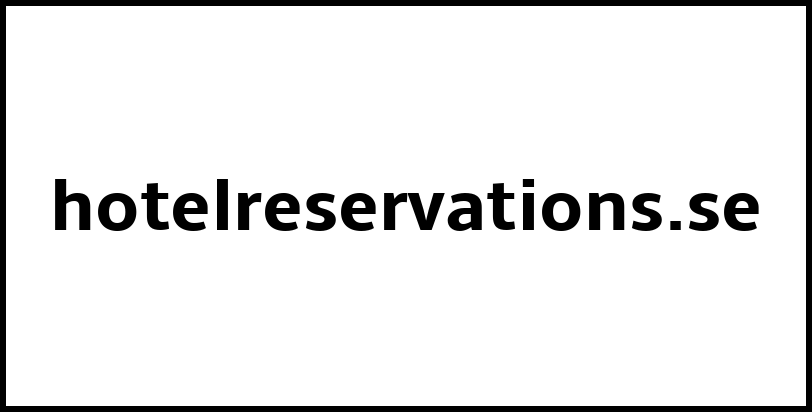 hotelreservations.se