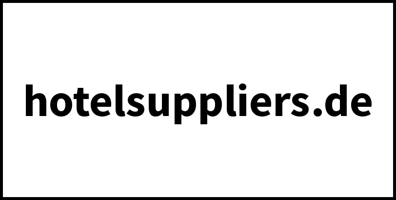 hotelsuppliers.de