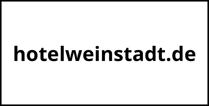 hotelweinstadt.de
