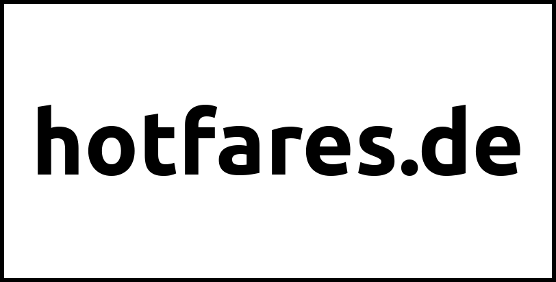 hotfares.de