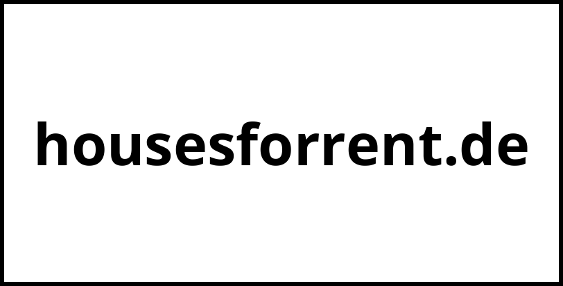 housesforrent.de