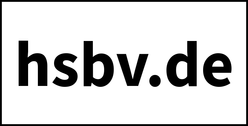 hsbv.de