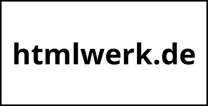 htmlwerk.de