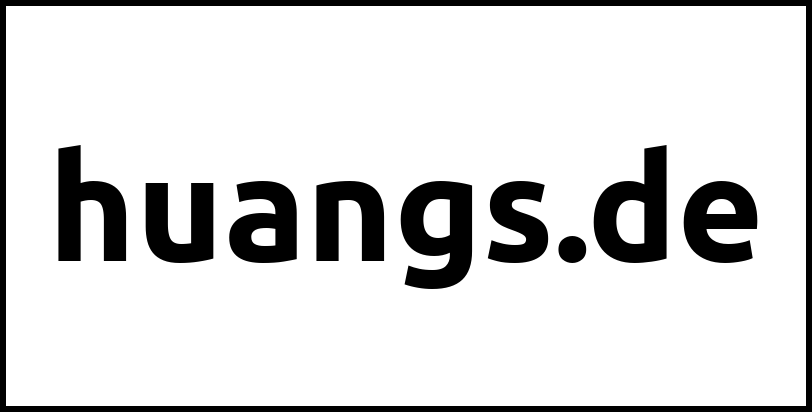 huangs.de