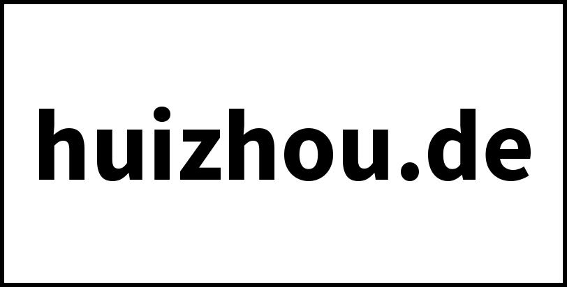 huizhou.de