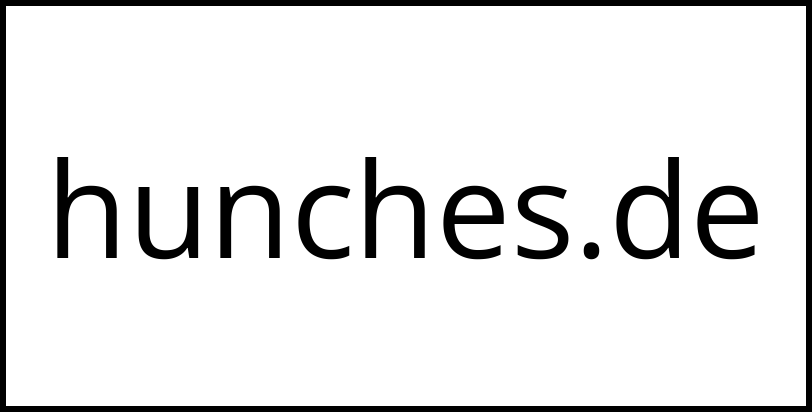 hunches.de