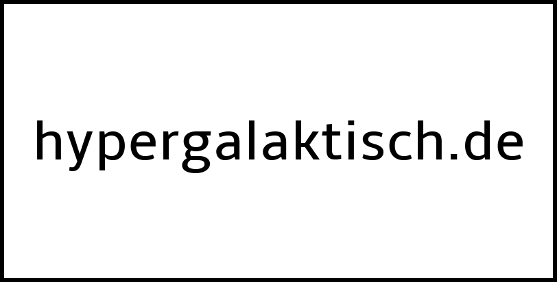 hypergalaktisch.de
