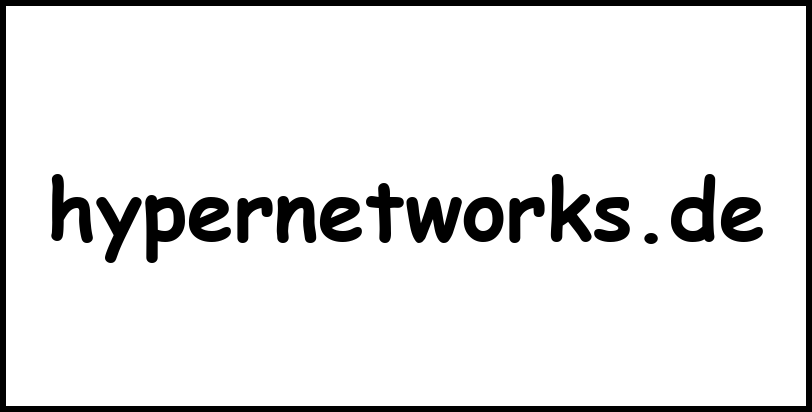 hypernetworks.de