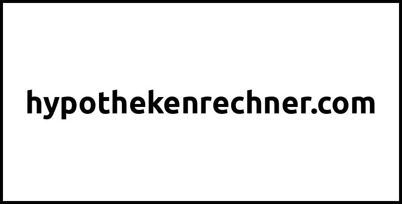 hypothekenrechner.com