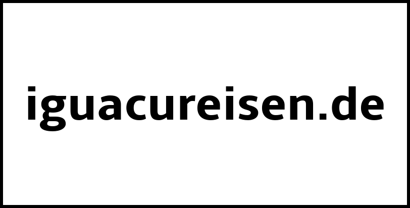 iguacureisen.de