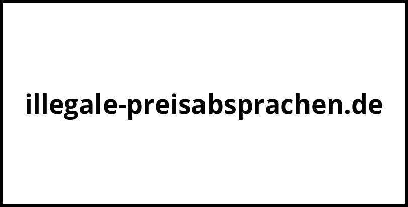 illegale-preisabsprachen.de