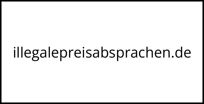 illegalepreisabsprachen.de