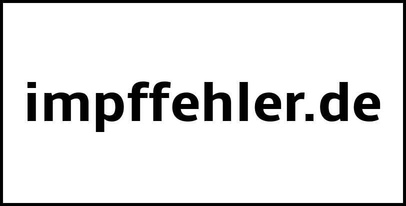 impffehler.de