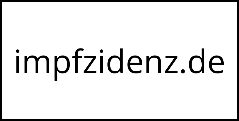 impfzidenz.de