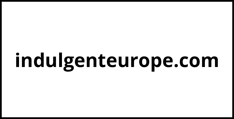 indulgenteurope.com