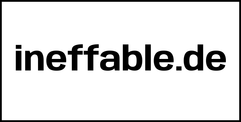 ineffable.de