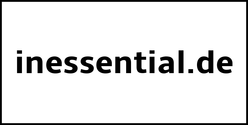 inessential.de