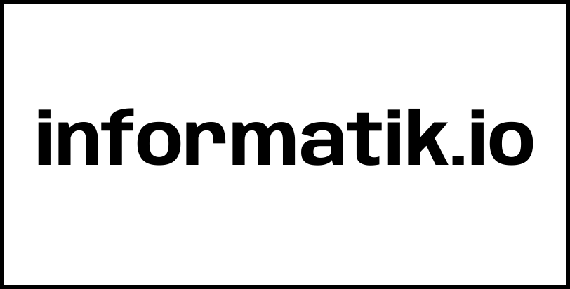 informatik.io