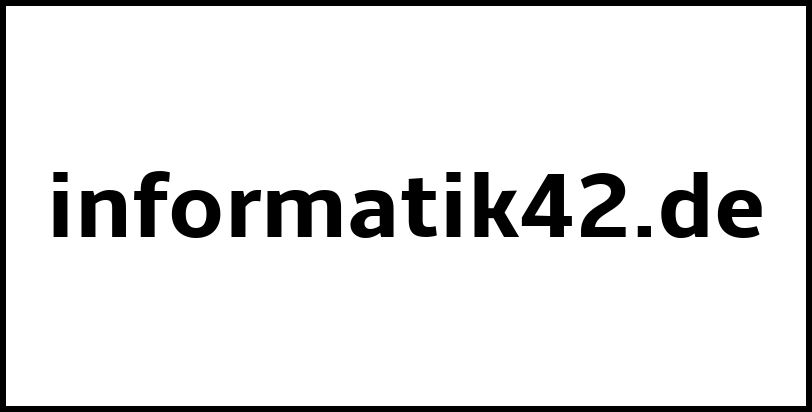informatik42.de