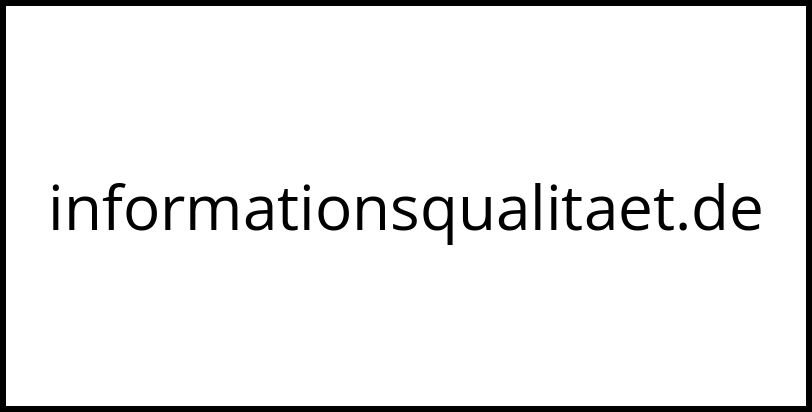 informationsqualitaet.de