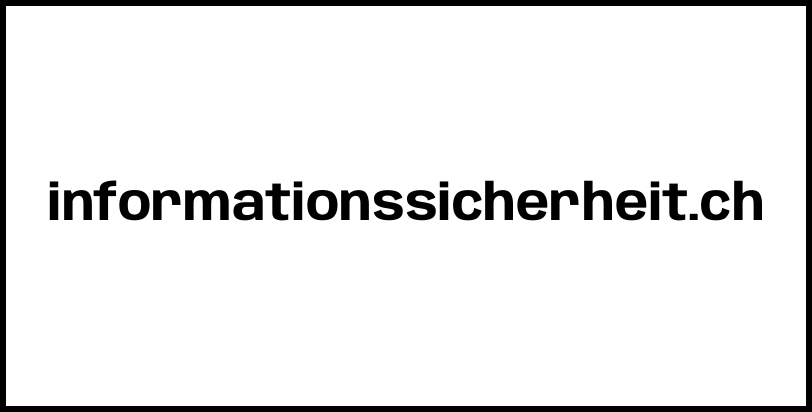 informationssicherheit.ch