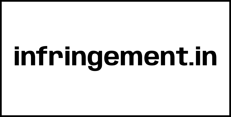 infringement.in