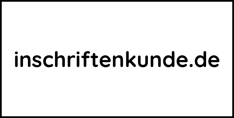 inschriftenkunde.de