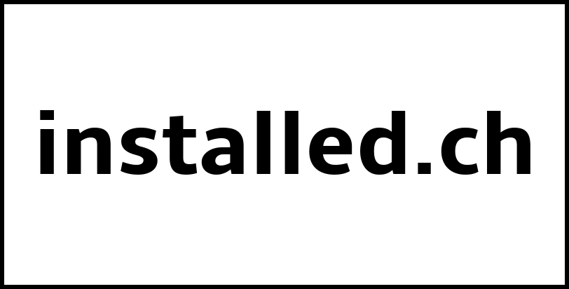 installed.ch