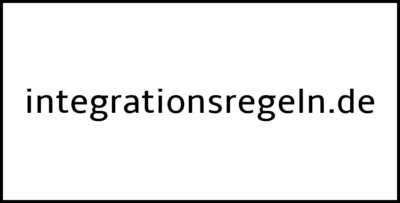 integrationsregeln.de