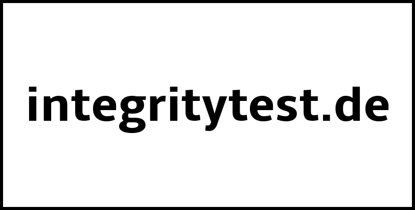 integritytest.de