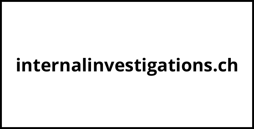 internalinvestigations.ch