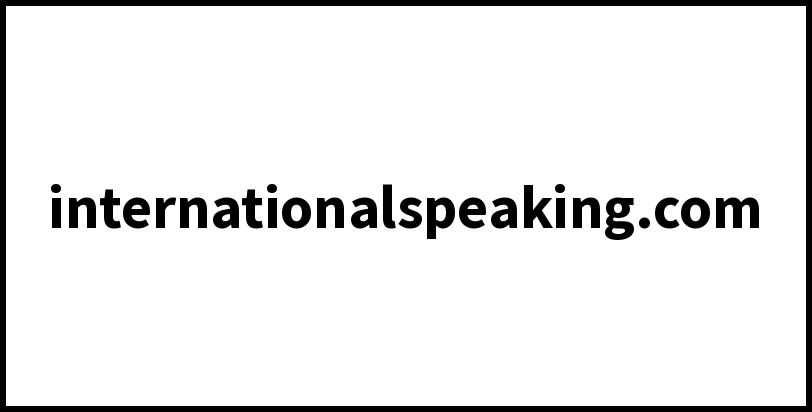 internationalspeaking.com