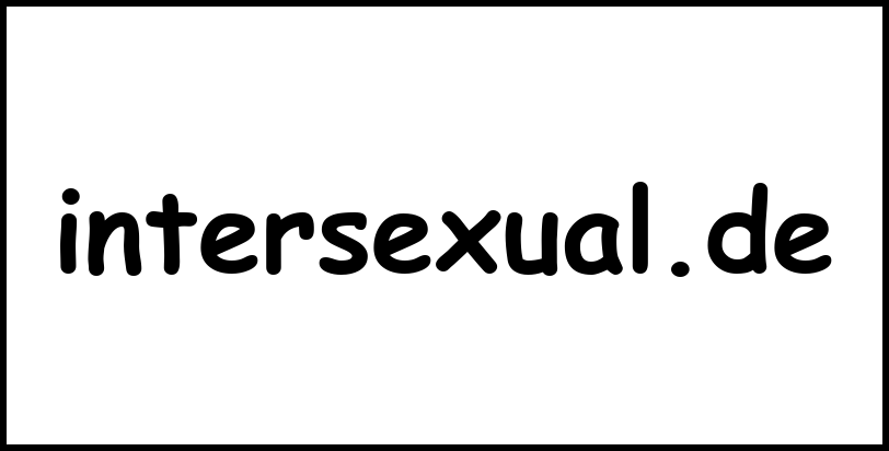 intersexual.de