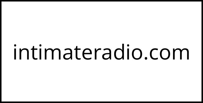 intimateradio.com