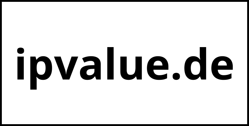 ipvalue.de