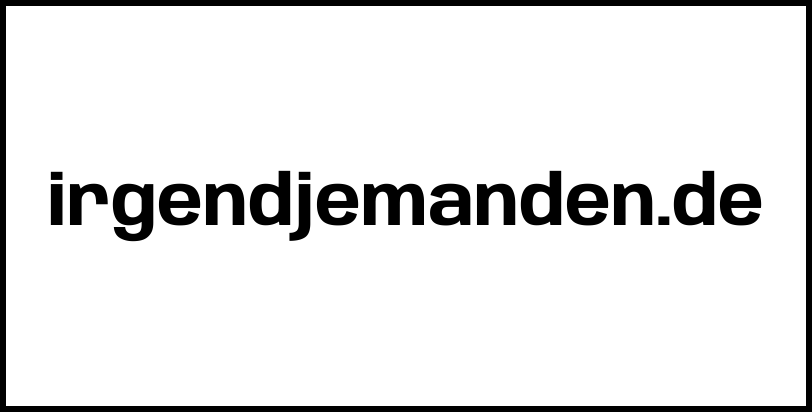 irgendjemanden.de