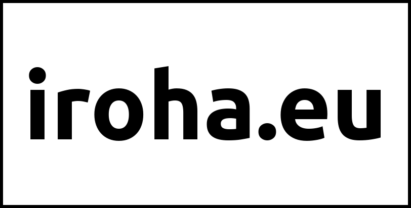 iroha.eu