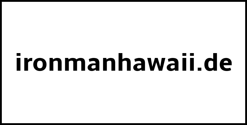 ironmanhawaii.de