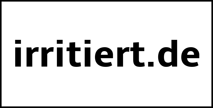 irritiert.de