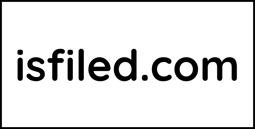 isfiled.com